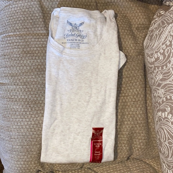 🧁 NWT Faded Glory 100% Cotton T- Shirt - Picture 3 of 6